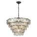 Elk Airesse Silver Mercury 9 Light Chandelier 1141-084