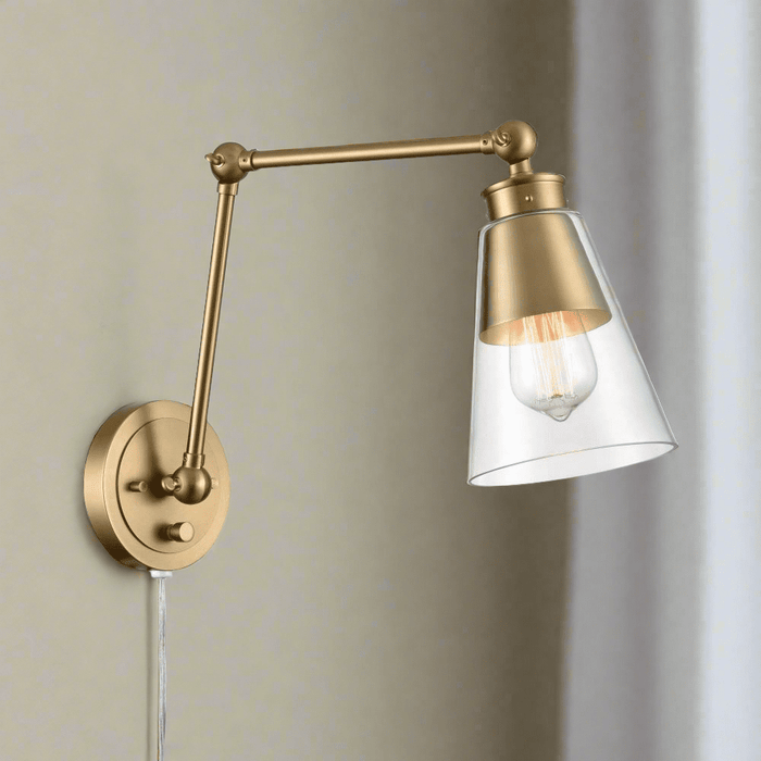 Elk Lighting Albany 16'' High 1-Light Hinged Swingarm Wall Sconce