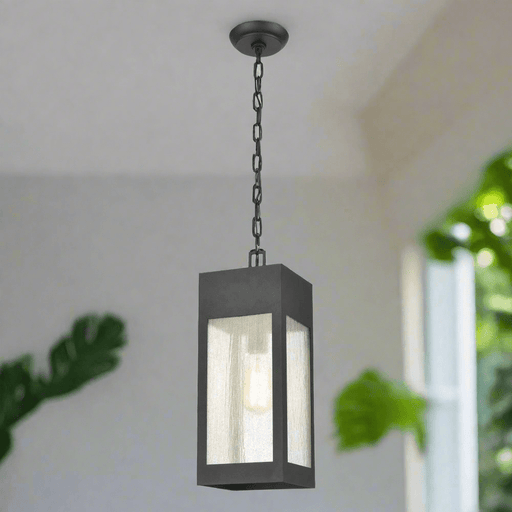 Elk Lighting Angus Charcoal 7'' Wide 1-Light Outdoor Pendant