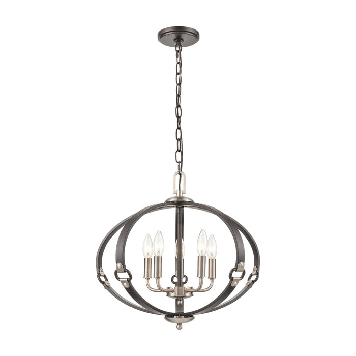 Elk Armstrong Grove Espresso 5 Light Chandelier 83449/5