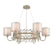 Elk Asbury Aged Silver 6 Light Chandelier 16285/6