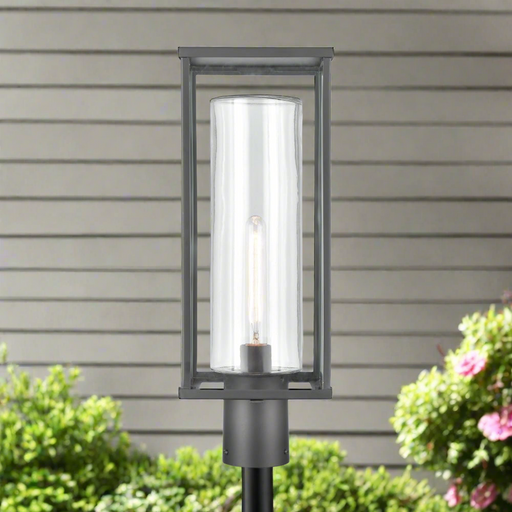 Elk Lighting Augusta Black 19.75'' High 1-Light Outdoor Post Light