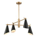 Elk Calder Natural 4 Light Chandelier 89216/4