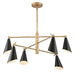 Elk Calder Natural 6 Light Chandelier 89217/6