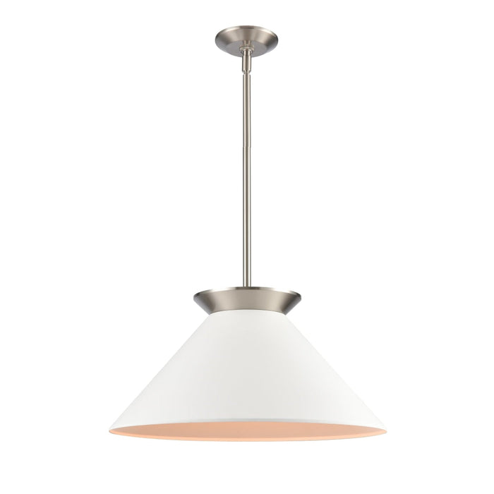 Elk Cavendish Brushed Nickel 1 Light Pendant 89994/1