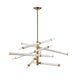 Elk Crosspiece White 6 Light Chandelier H0018-10359