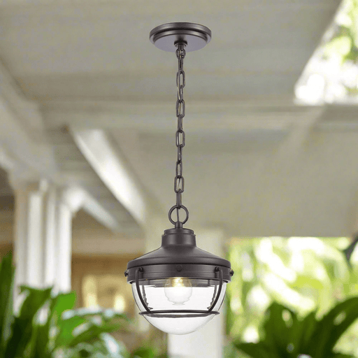 Elk Lighting Eastport Oil Rubbed Bronze 1 Light Outdoor Pendant 83435/1