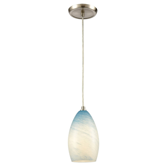 Elk Planetario Satin Nickel 1 Light Mini-Pendant 30240/1