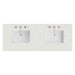 60" Double Top, 3 CM Lime Delight Silestone w/ Sink