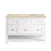 Breckenridge 48" Single Vanity, Whitewashed Oak w/ 3 CM Lime Delight Silestone Top