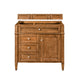 Brittany 36" Single Vanity Cabinet, Saddle Brown