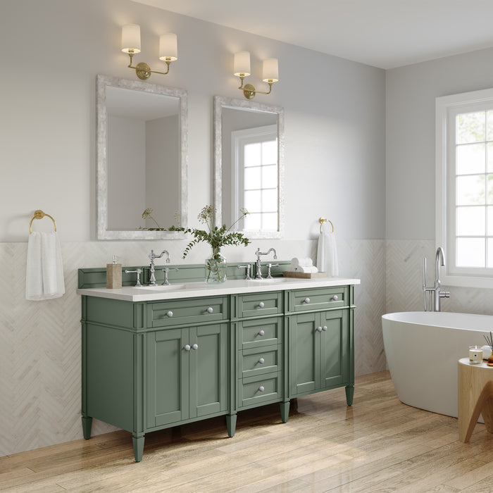 James Martin Vanities Brittany 72" Double Vanity