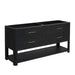 Lucian 72" Double Vanity, Carbon Oak