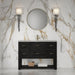 Lucian 48" Single Vanity, Pebble Oak, w/ 3 CM Tajnar Eclos Widespread Top
