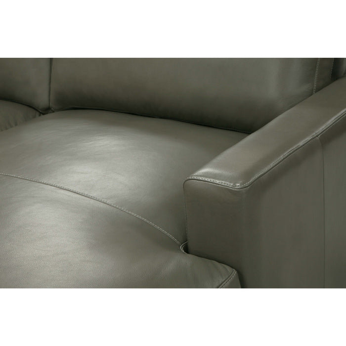 GTR Vancouver Upholstered Chaise Sectional in Portofino Cavalla, RAF