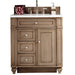 Bristol 30" Single Vanity, Whitewashed Walnut w/ 3 CM White Zeus Silestone Top