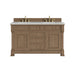 Brookfield 60" Double Vanity, Honey Oak w/ 3 CM Victorian Silver Silestone Top