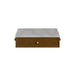 Bellshire 24" Drawer Unit, Honey Oak w/ 3 CM Victorian Silver Silestone Top