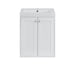 Chianti 24" Single Vanity, Glossy White w/ White Glossy Composite Stone Top