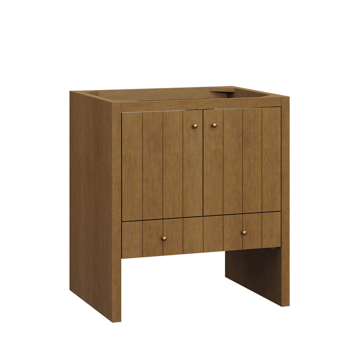 Hudson 30" Single Vanity Cabinet, Honey Oak