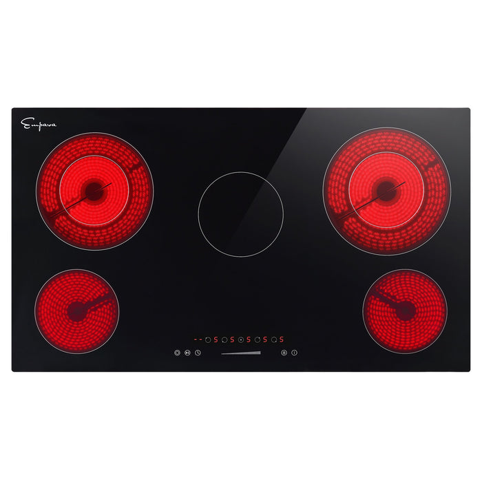 Empava 36 inch Black Electric Radiant Cooktop EMPV-36REC14