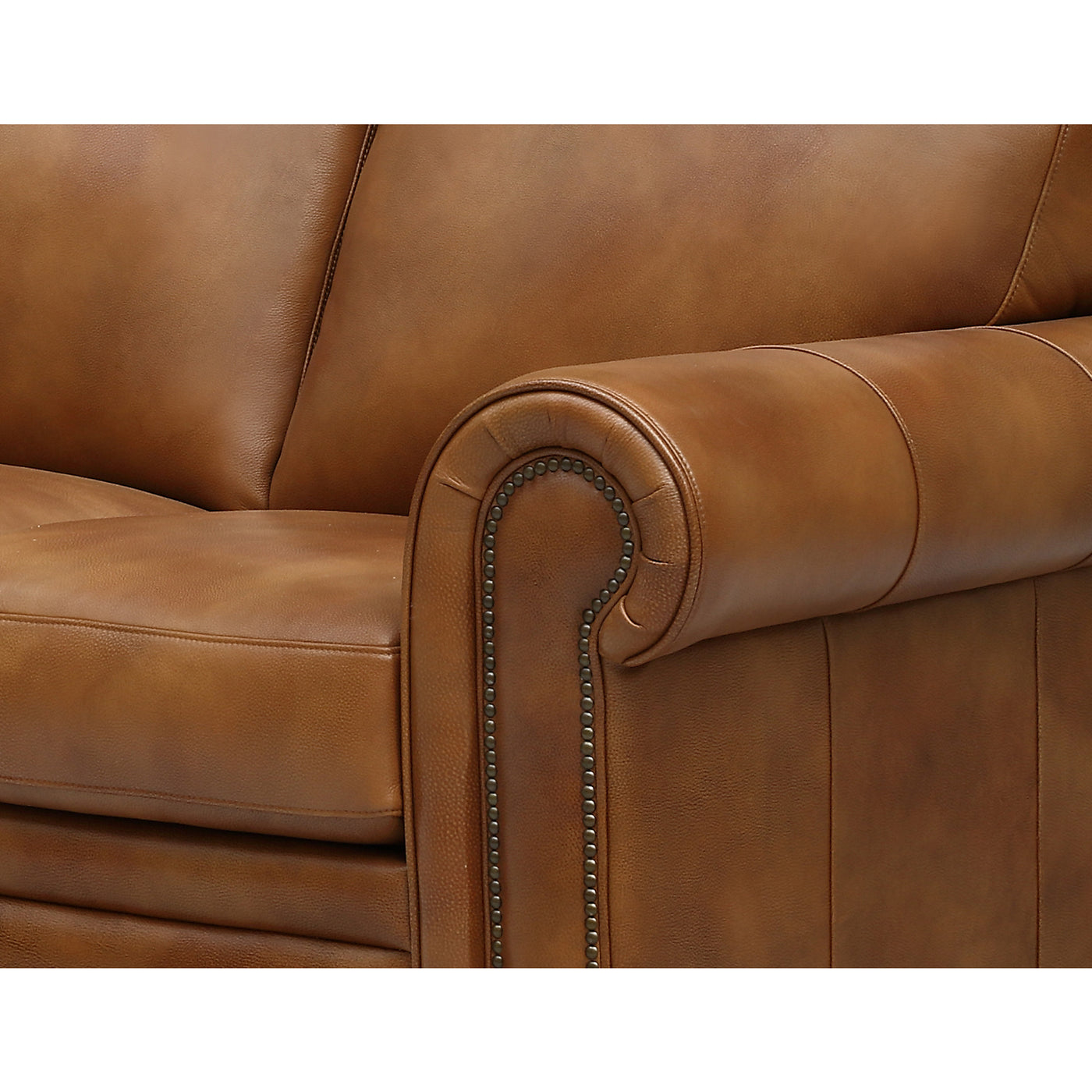 GTR Toulouse Brown Leather Sofa — Archic Furniture