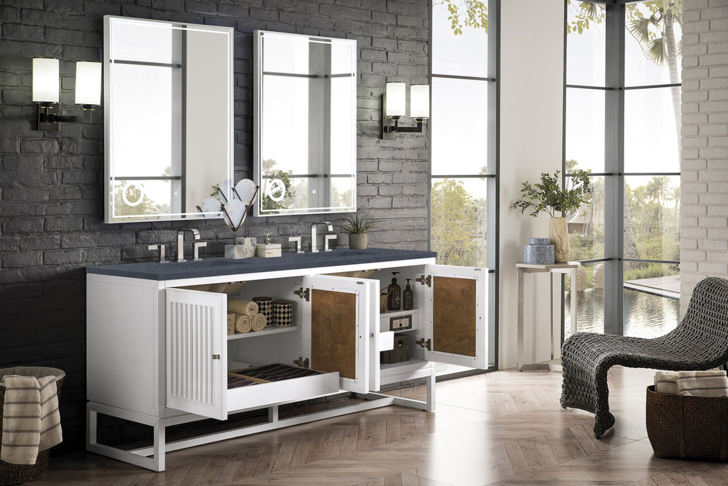 James Martin Vanities Athens 72" Double Bathroom Vanity