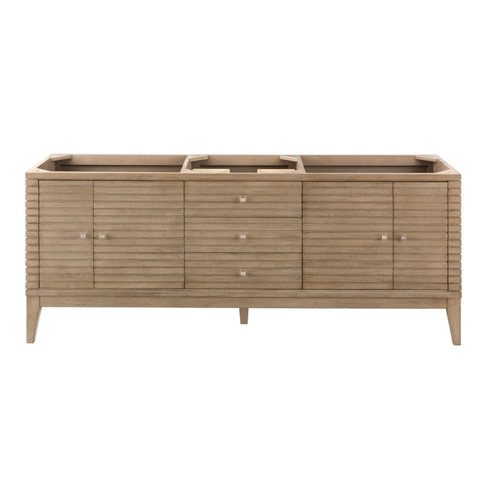 James Martin Vanities Linear 72" Double Bathroom Vanity