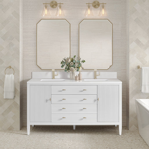James Martin Vanities Myrrin 60" Double Bathroom Vanity