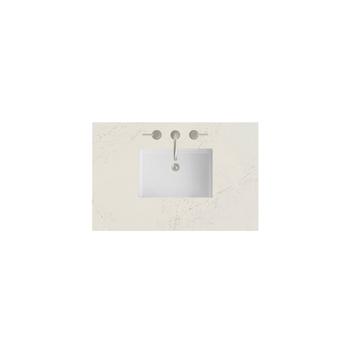 36" Single Top, 3CM Siberian Silestone w/ Sink