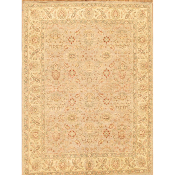 Pasargad Home Denver Hand-Knotted Silver Lamb's Wool Area Rug- 8' 9" X 11'10" PMG-372 9x12