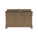 Brookfield 60" Single Vanity, Honey Oak w/ 3 CM Ethereal Noctis Silestone Top w/ FreePower Wireless Charger