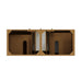 Hudson 60" Double Vanity, Light Natural Oak, w/ 3 CM Phantome Eclos Top