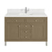 Chicago 48" Single Vanity, Smokey Celadon, w/ 3 CM Eternal Jasmine Pearl Silestone® Top