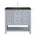 Breckenridge 36" Single Vanity, Serenity Blue, w/ 3 CM Phantome Eclos Top