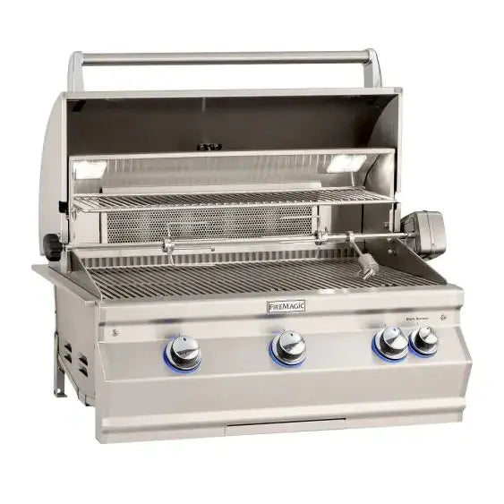 Fire Magic A540i Aurora 30-Inch Built-In Gas Grill With Analog Thermometer