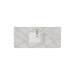 48" Single Radius Cut Top, 3 CM Victorian Silver Silestone w/ Sink