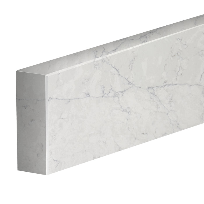 60" Backsplash, 3 CM Eternal Jasmine Pearl