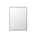 Rohe 30" Rectangular Mirror, Champagne Brass