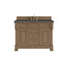 Brookfield 48" Single Vanity, Honey Oak w/ 3 CM Ethereal Noctis Silestone Top w/ FreePower Wireless Charger