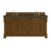 Brookfield 72" Double Vanity, Honey Oak