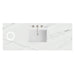 60" Single Top, 3 CM Ethereal Noctis Silestone w/ Sink & FreePower Wireless Charger