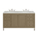 Chicago 60" Double Vanity, Smokey Celadon, w/ 3 CM Tajnar Eclos Top