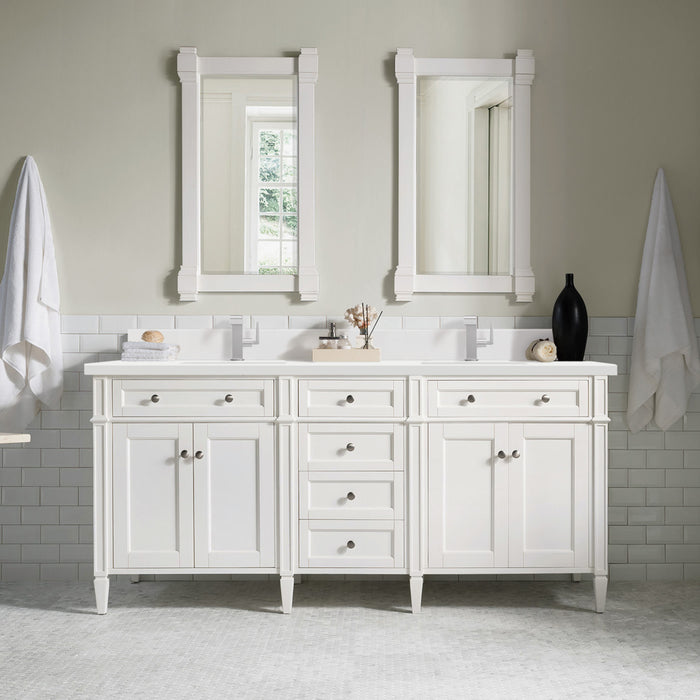 James Martin Vanities Brittany 72" Double Bathroom Vanity