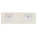 72" Double Top, 3CM Siberian Silestone w/ Sink