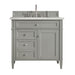 Brittany 36" Single Vanity, Urban Gray w/ 3 CM Lime Delight Silestone Top