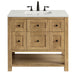 Breckenridge 36" Single Vanity, Light Natural Oak w/ 3 CM Lime Delight Top