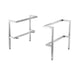 James Martin Vanities Milan 18.1" Stainless Steel Base