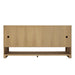 Solene 72" Double Vanity, Seaside Oak, w/ 3 CM Eternal Jasmine Pearl Silestone Top w/ FreePower Wireless Charger