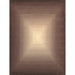 Pasargad Home Rodeo Collection Hand-Tufted Brown/Ivory Bsilk & Wool Area Rug- 7' 9" X 9' 9" PCC-03 8X10